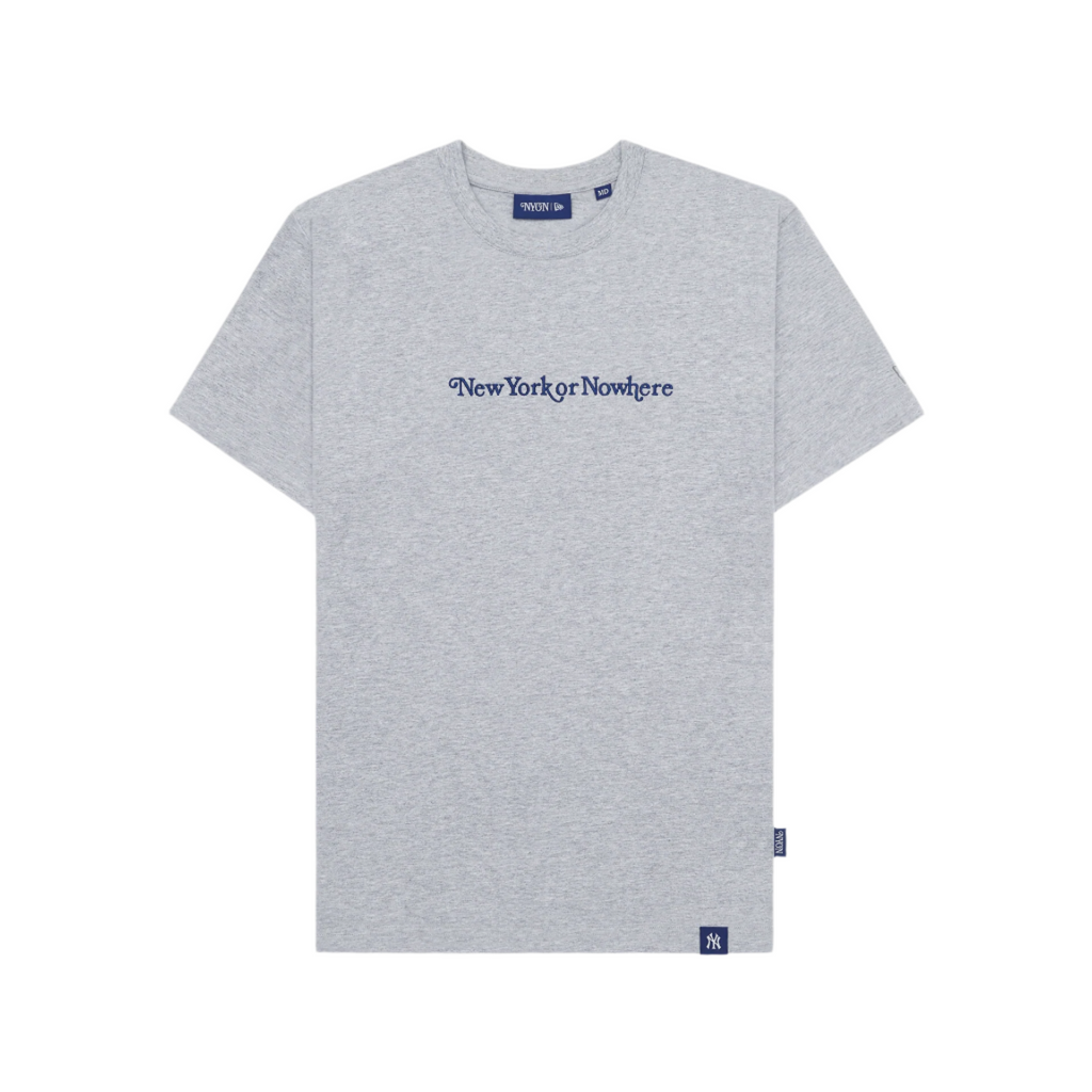 New York or Nowhere x New York Yankees Heather Gray Signature Short-Sleeve T-Shirt