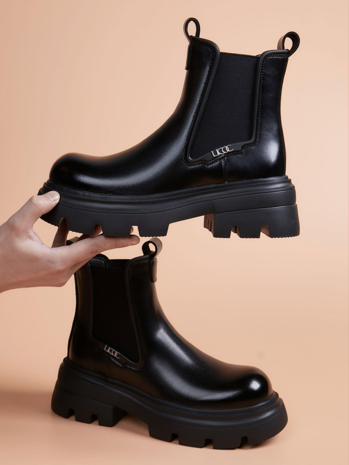 Versatile Handcrafted Genuine Leather Men's Leather Boots for Business Wear