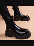 Versatile Handcrafted Genuine Leather Men's Leather Boots for Business Wear