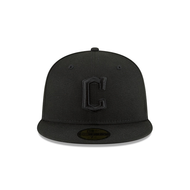 Cleveland Guardians Blackout Basic 59FIFTY Fitted Hat